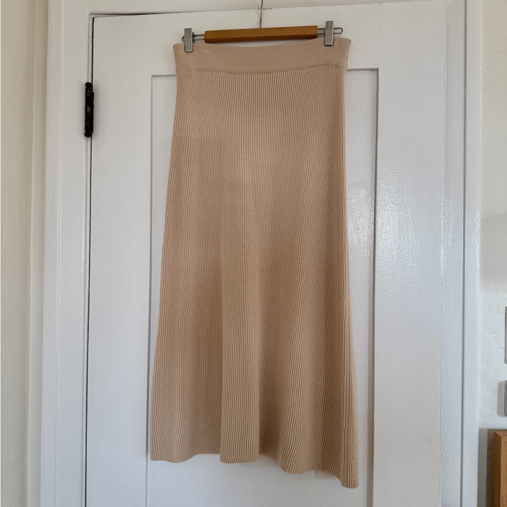 Sezane Naelle Knit Midi Skirt